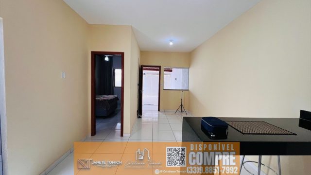 EXCELENTE CASA AMPLA  02 QTOS – GARAGEM – R$ 360.000,00 – BAIRRO LARANJEIRAS