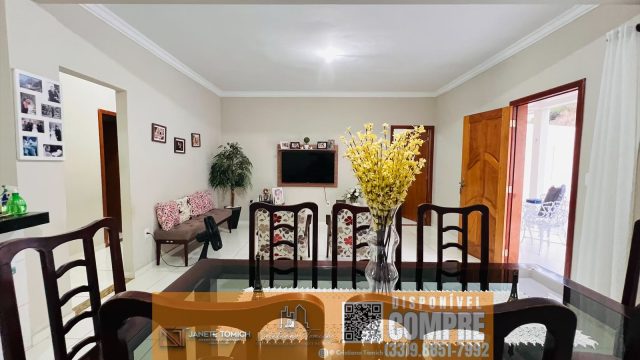 EXCELENTE CASA PROX.CENTRO – O3 QTOS – GARAGEM – QUINTAL R$ 370.000,00