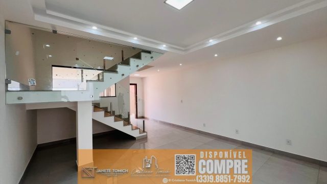 CASA NOVA PROX.CENTRO – 03 QTOS – SUÍTE – GARAGEM R$ 410.000,00