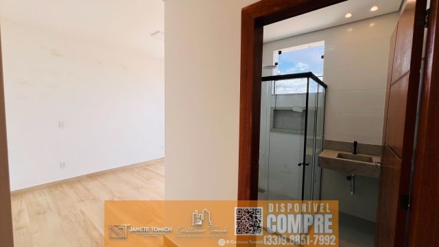 CASA NOVA PROX.CENTRO – 03 QTOS – SUÍTE – GARAGEM R$ 410.000,00