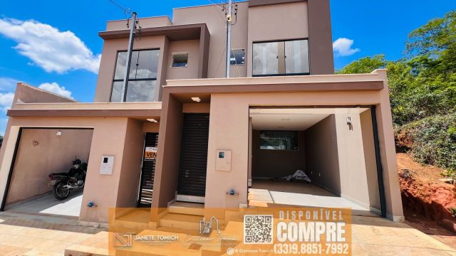 CASA NOVA PROX.CENTRO – 03 QTOS – SUÍTE – GARAGEM R$ 410.000,00