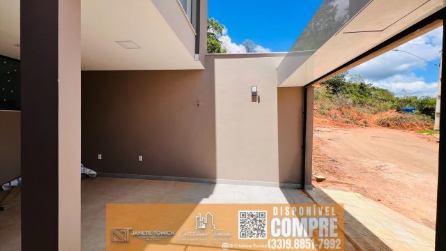 CASA NOVA PROX.CENTRO – 03 QTOS – SUÍTE – GARAGEM R$ 410.000,00