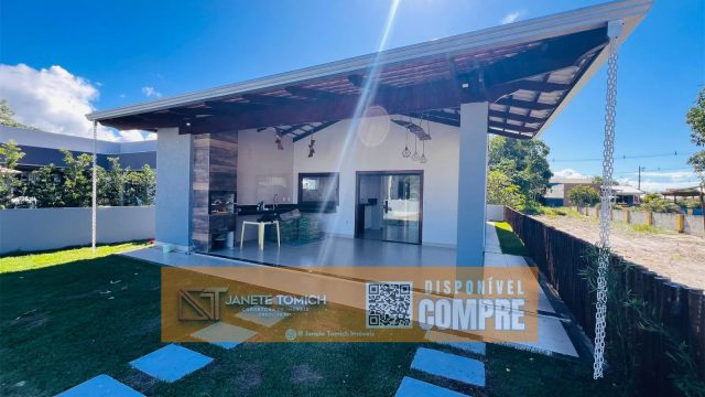 LINDA CASA 03 QTOS-SUITE-AREA GOURMET – PISCINA – GUARATIBA – PRADO BA  – R$ 640.000,00