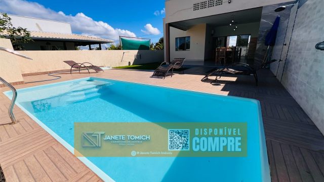LINDA CASA – 124 MTS² – GUARATIBA -PRADO-BA – 03 QTOS-SUITE-PISCINA – R$ 695.000,00