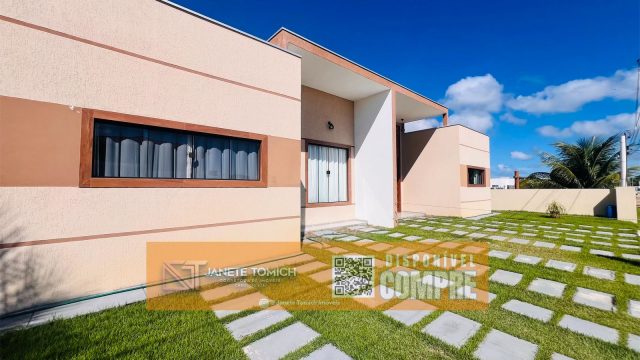 LINDA CASA – 124 MTS² – GUARATIBA -PRADO-BA – 03 QTOS-SUITE-PISCINA – R$ 695.000,00