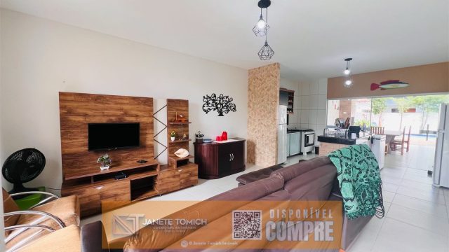 LINDA CASA – 124 MTS² – GUARATIBA -PRADO-BA – 03 QTOS-SUITE-PISCINA – R$850.000,00