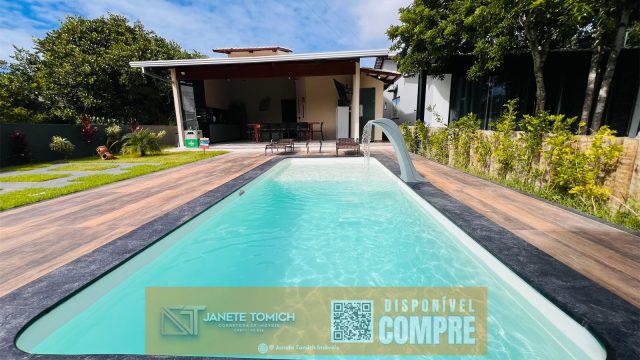 EXCELENTE CASA 03 QTOS-ÁREA GOURMET – PISCINA – GUARATIBA-PRADO-BA – R$ 650.000,00