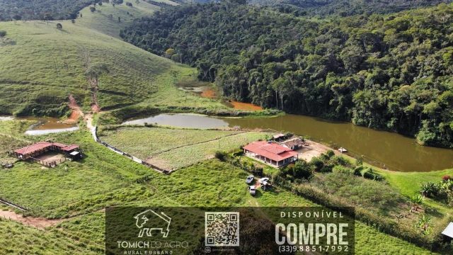 EXCELENTE FAZENDA EM POTÉ MG – 242 HECTARES – R$ 4.200.000,00 ACEITAMOS PROPOSTA
