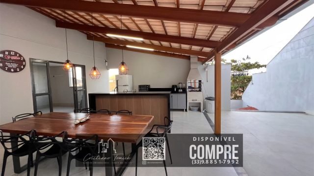 CASA LUXO FILADELFIA O3 QTOS – ÁREA GOURMET – R$ 1.200.000