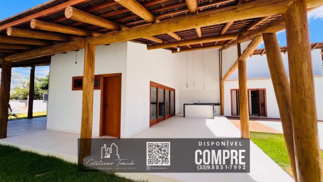 EXCELENTE CASA LUXO – 03 SUÍTES – GUARATIBA PRADO BA