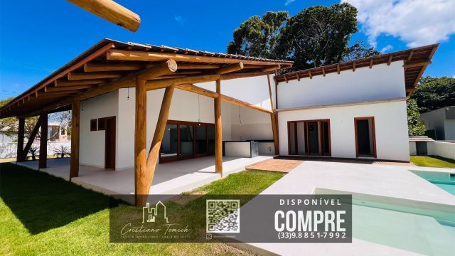 EXCELENTE CASA LUXO – 03 SUÍTES – GUARATIBA PRADO BA