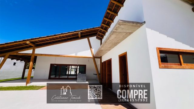 EXCELENTE CASA LUXO – 03 SUÍTES – GUARATIBA PRADO BA