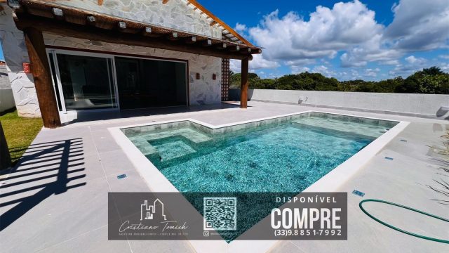 EXCELENTE CASA – 03 SUÍTES – PISCINA – R$ 1.500.000,00  RESERVA DA BARRA- GUARATIBA – BA