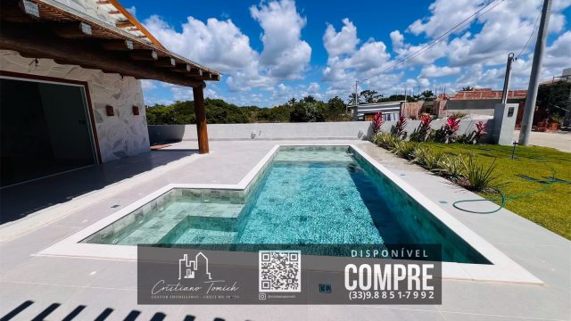 EXCELENTE CASA – 03 SUÍTES – PISCINA – R$ 1.500.000,00  RESERVA DA BARRA- GUARATIBA – BA