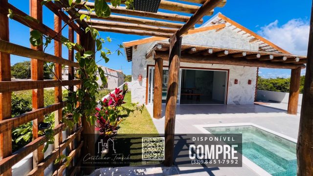 EXCELENTE CASA – 03 SUÍTES – PISCINA – R$ 1.500.000,00  RESERVA DA BARRA- GUARATIBA – BA