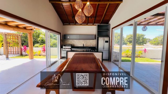 EXCELENTE CASA – 03 SUÍTES – PISCINA – R$ 1.500.000,00  RESERVA DA BARRA- GUARATIBA – BA